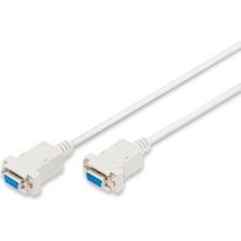 Digitus RS232 Db9 Dişi–dişi Zero Seri Kablosu 1,8 Metre – AK-610100-018-E