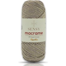 Premium 1,5 mm Sparkle Polyester Simli Makrome Ipliği 150 gr Supla Ipliği ve Çanta Ipi Polyest