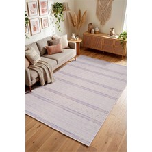 Koza Home Vivaldi Lila Pembe Tozumaz Halı Kilim Salon Oturma Odası Yolluk Yatak Odası Koridor Halısı A0057A, 48 x 80