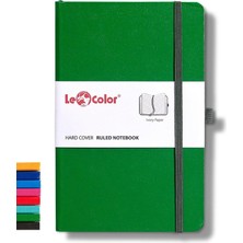 Le Color Tarihsiz Klasik Defter Rec Note 13X21 Çizgili Yeşil