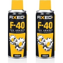 Güncelçarşı Fıxed F-40 Ultra Güçlü Pas Sökücü Sprey 200ML, Civata, Somun, Kapı, Menteşe
