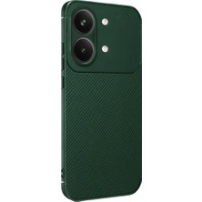 The Gencoo Xiaomi Poco X8 Pro Max Auto Focus Karbon Kapak - Koyu Yeşil