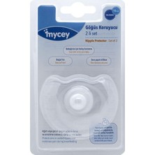 Mycey Göğüs Koruyucu, 2 Li Set, Silikon, Beyaz