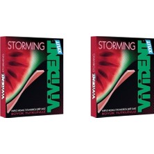 Vivident Storming Karpuz Aromalı Şekersiz-Tatlandırıcılı Şerit Sakız 33G (2 Adet)