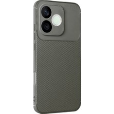 The Gencoo Huawei Honor 600 Lite Auto Focus Karbon Kapak - Gri