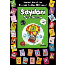 Elivora Stickerlı 3+4+5 Yaş Sayıları Öğreniyorum