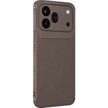 The Gencoo Huawei Honor 600 Pro Auto Focus Karbon Kapak - Gri