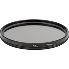 Cpl Polarize Filtre Circular Polarizer Yansıma Önleyici Lens Filtresi 72MM Lensler ile Uyumludur