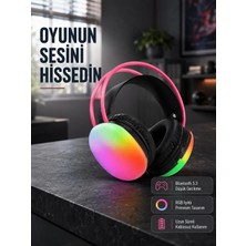 Çetiner Group®  Ergonomik Rgb Bluetooth Kulaklık 3D Ses Yeni Nesil