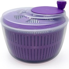 Melkan Home Salata Kurutucu & Sebze Kurutucu 5 Litre Geniş Hacimli Salata Kurutucu Mor