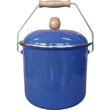 Emaye Yoğurt Tenceresi Emaye Bakraç 20 cm 5 Litre