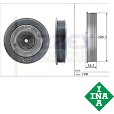Schaeffler S60 V60 S90 V90 XC40 XC60 XC90 Krank Kasnağı