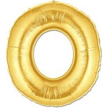 Eco Lounge Altın Sarısı Folyo O Harfi Balon 1 Metre