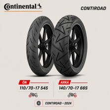 Continental Contiroad 110/70-17 54S - 140/70-17 66S Ön Arka Motosiklet Lastik Takımı 2024