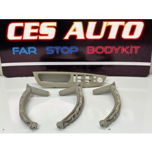 Ces Auto Bmw X5 Serisi Uyumlu 4 Parça Kapı Kol Kaplama Seti Gri Renk Sıfır Ithal Ürün