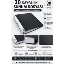 Glanart A4 Boy Için  Noki Sunum Dosyası 30 Sayfa (Hazır Poşetli Dosya) 1 Adet