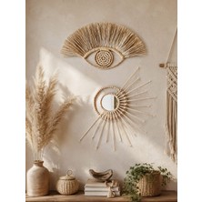 Furestan Home & Living Bohem Göz & Güneş Aynası Duvar Dekoru Seti