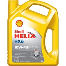 Shell Helix Hx 6 10W/40 4lt Üretim 2024