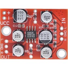 AD828 Preamp Modül Ses Yükseltici Amfi Stereo Mikrofon Gitar Enstrüman Ses Video Sinyal Ön