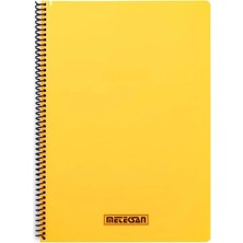 Meteksan Karina Neon Spiralli A4 Defter Çizgili 100 Yaprak Turuncu