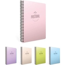 Gıpta Gipta 3617000-2011 Pastoral Spiralli Pp Kapak Defter A6 Çizgili 80 Yaprak