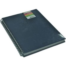 Gıpta Gipta 1080000 Vip Spiralli Deri Kapak Defter A4 140 Yaprak Çizgili