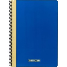 Meteksan Pruva Ofis Spiralli A4 Defter Çizgili 120 Yaprak Mavi