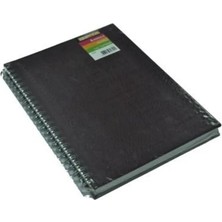 Gıpta Gipta 1081000 Vip Spiralli Deri Kapak Defter A4 140 Yaprak Kareli