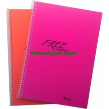 Keskin Color 320451-99 Free Pp Kapak Spiralli Defter A4 Çizgili 120 Yaprak