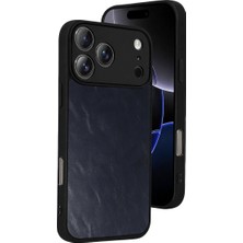 The Gencoo Iphone 17 Pro Aras Deri Kapak - Lacivert