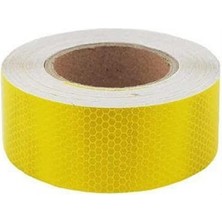Fosfor Bant Petekli Sarı Şerit Bant 5 cm (5 cm x 10 Metre)
