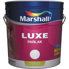 Marshall Luxe Parlak Beyaz Sentetik Yağlı Boya Iç ve Dış Cephe 0,75 L