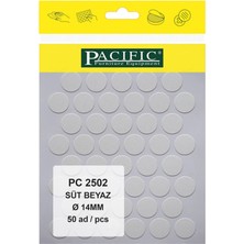 Pacific Süt Beyaz Düz Renk Vida Tapası (10 ADET)