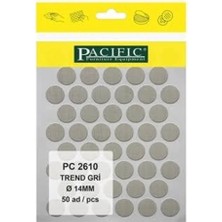 Pacific Trend Gri Desenli Renk Vida Tapası (10 ADET)