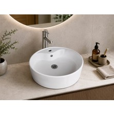 Kalyon S5006 Seramik Lavabo 460X460X150 Beyaz (1 ADET)