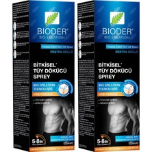 Bioder Tüy Dökücü Sprey Erkek 175 ml - Tüy Azaltıcı Etki (2 Paketi)