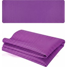 Yogatime Rubber Travel Yoga Mat 1.5 mm – Mor - Katlanabilir Yoga Matı