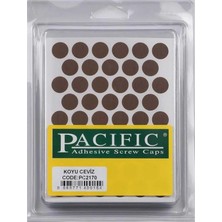 Pacific Siyah Düz Renk Vida Tapası (10 ADET)