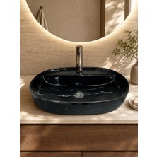 Kalyon S.5077-S2 Seramik Lavabo 610X415X135 Beyaz (1 ADET)