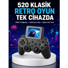 Eco Lounge 2025 A Kalite S10 Gamepad 520 Oyunlu Tv Bağlantılı Retro Atari Konsolu Yeni Nesil