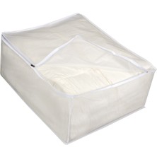 Renas Store Metaltex Battaniye Örtüsü 60X46X26, Beyaz, Standart