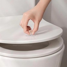 Eco Lounge 2 Adet Kristal Kendiliğinden Güçlü Yapışkanlı Kulp Askısı Tutma Kolu
