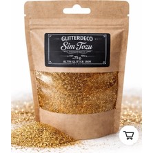 Antik Altın Glitter, Nailart Makyaj Epoksi Dekor Boya Hobi Mum Toz Sim
