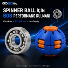 608 Kapaksız Hızlı Dönen Performans Rulmanı 8X22X7 mm Spinner Ball ve Hobi Uyumlu 10 Adet