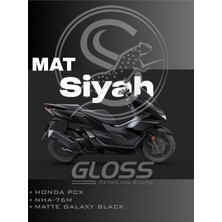 Flea Market Honda Pcx NHA76M Matt Galaxy Black Mat Galaksi Siyah Profesyonel Rötüş Boyası 20ML,