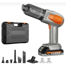 20.000PA Güçlü Vakumlu 8in1 Araç Içi Üflemeli Süpürge 120W 7500MAH Çıkarılabilir Batarya