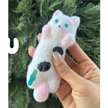 Lrs Store Kedi Sukuşi Yumoş Jel Stres Oyuncağı Kedicik Model Squishy Elastik Kedi Patisi Taba