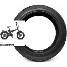 Koçak Motor Anlas Mosso Ignera E Bike Elektrikli Bisiklet Lastiği 98-406 ( 20*4.0 )