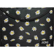 Jacbag Çıtçıtlı Dosya Çanta A4 (Papatya)