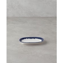 Larry Porselen Kayık Tabak 19 cm Lacivert